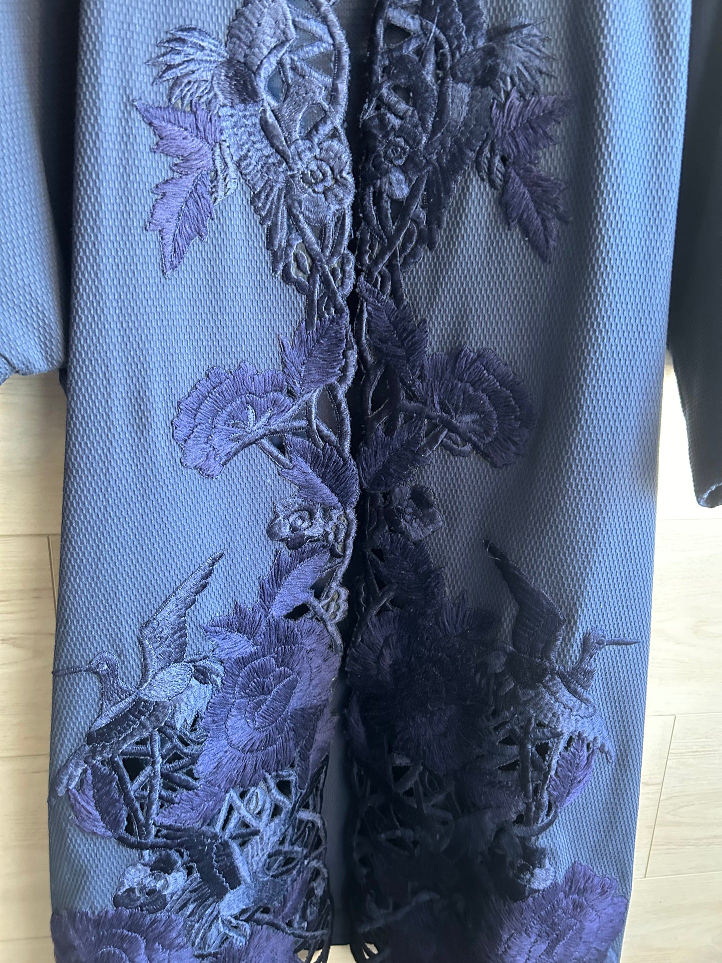 Vintage Josie Natori Embroidered Evening Dress And Matching Jacket