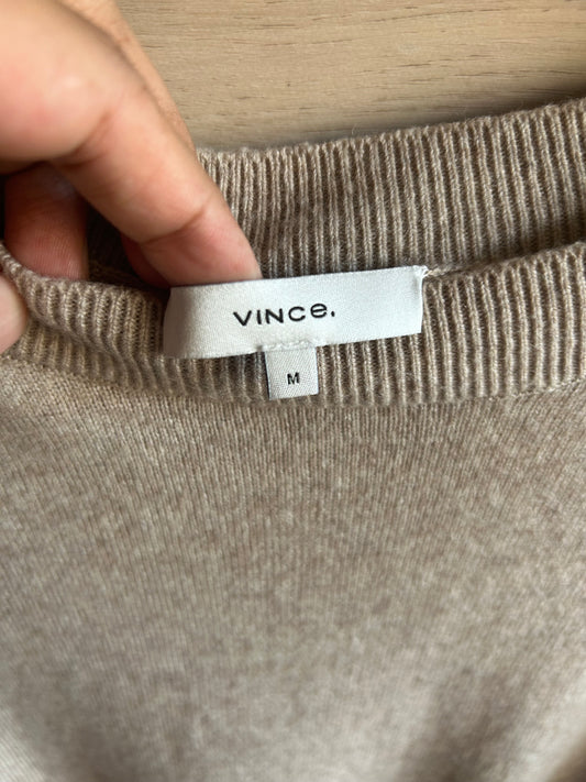 Vince Wool and Cashmere Blend Crew Neck Sweater