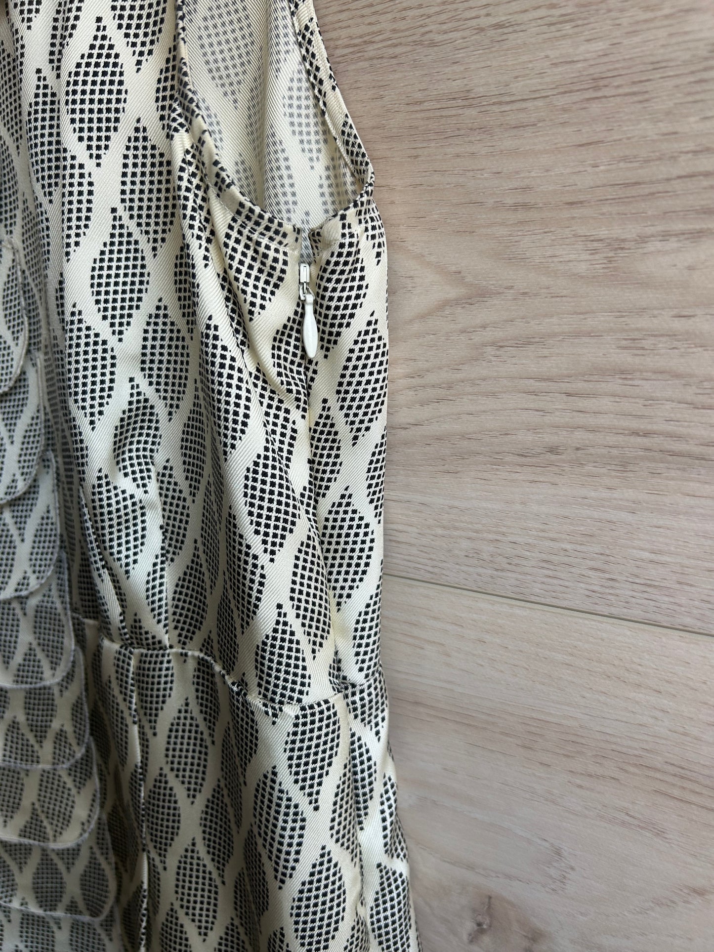 Leifsdottir Anthropologie Silk Pleated Dress