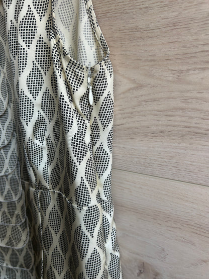 Leifsdottir Anthropologie Silk Pleated Dress