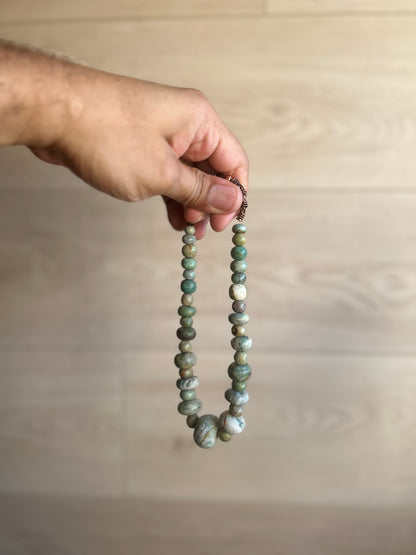 African Turquoise and Copper Necklace