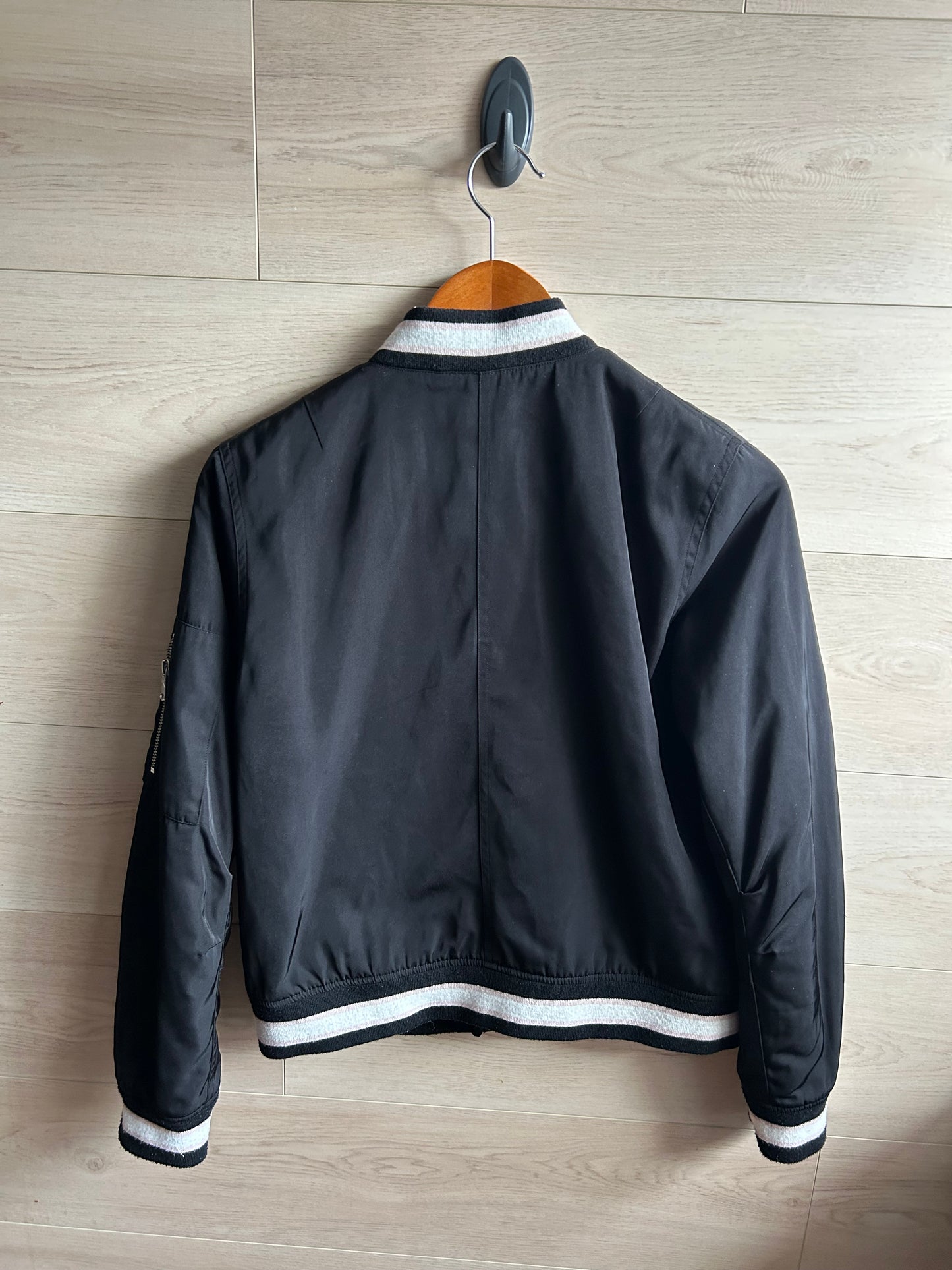Trouvé Embroidered Bomber Jacket, Size Small (run like a medium)