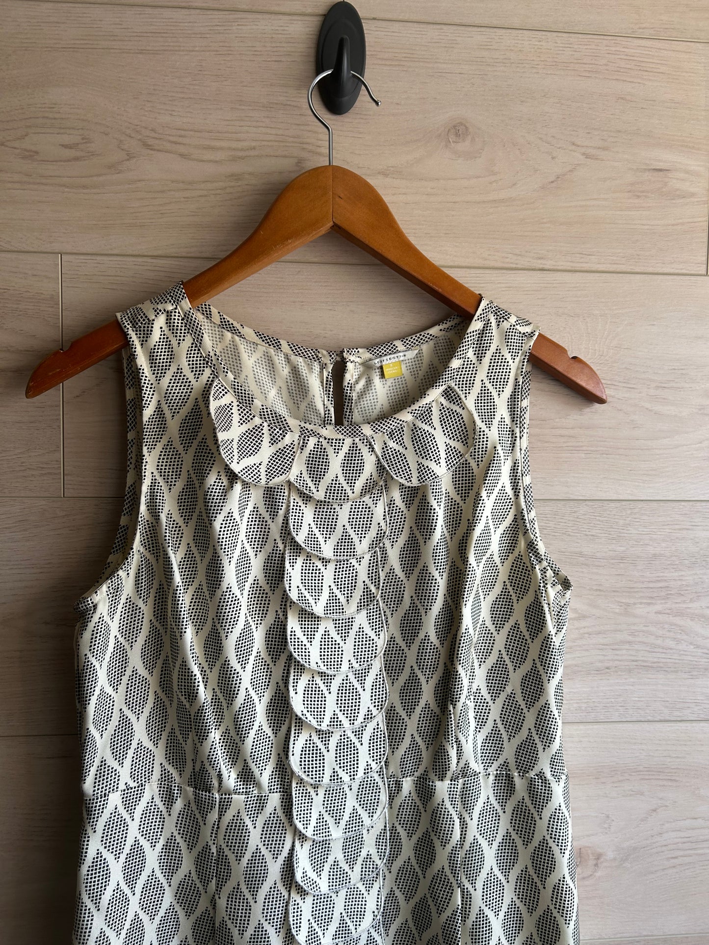 Leifsdottir Anthropologie Silk Pleated Dress