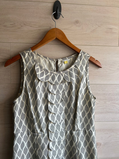 Leifsdottir Anthropologie Silk Pleated Dress