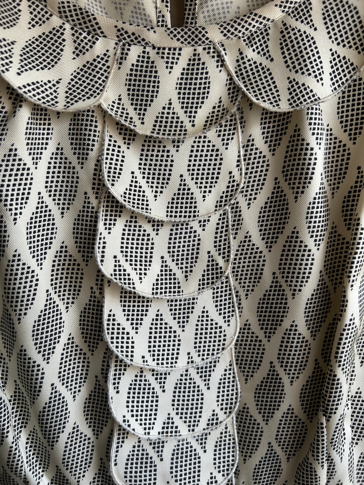 Leifsdottir Anthropologie Silk Pleated Dress
