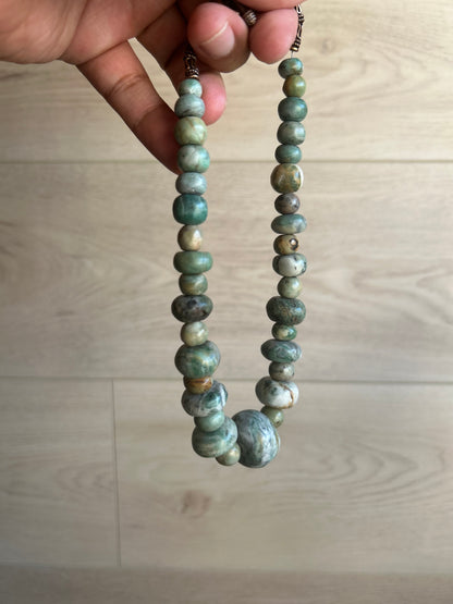 African Turquoise and Copper Necklace